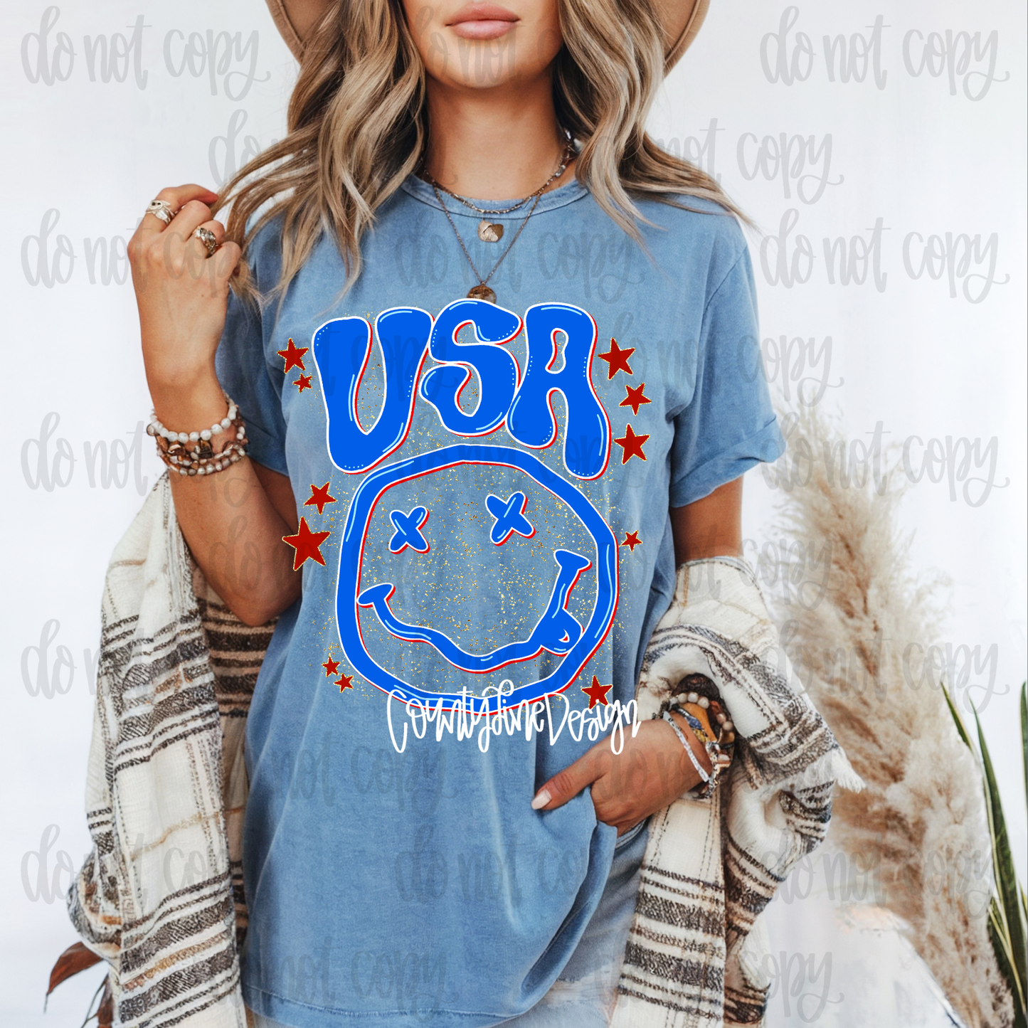 USA Retro Stars PNG