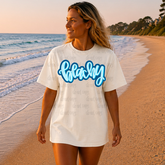 Beachy blue PNG