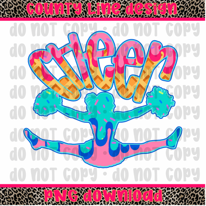 Cheer drip PNG