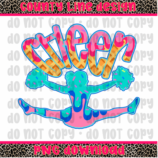 Cheer drip PNG
