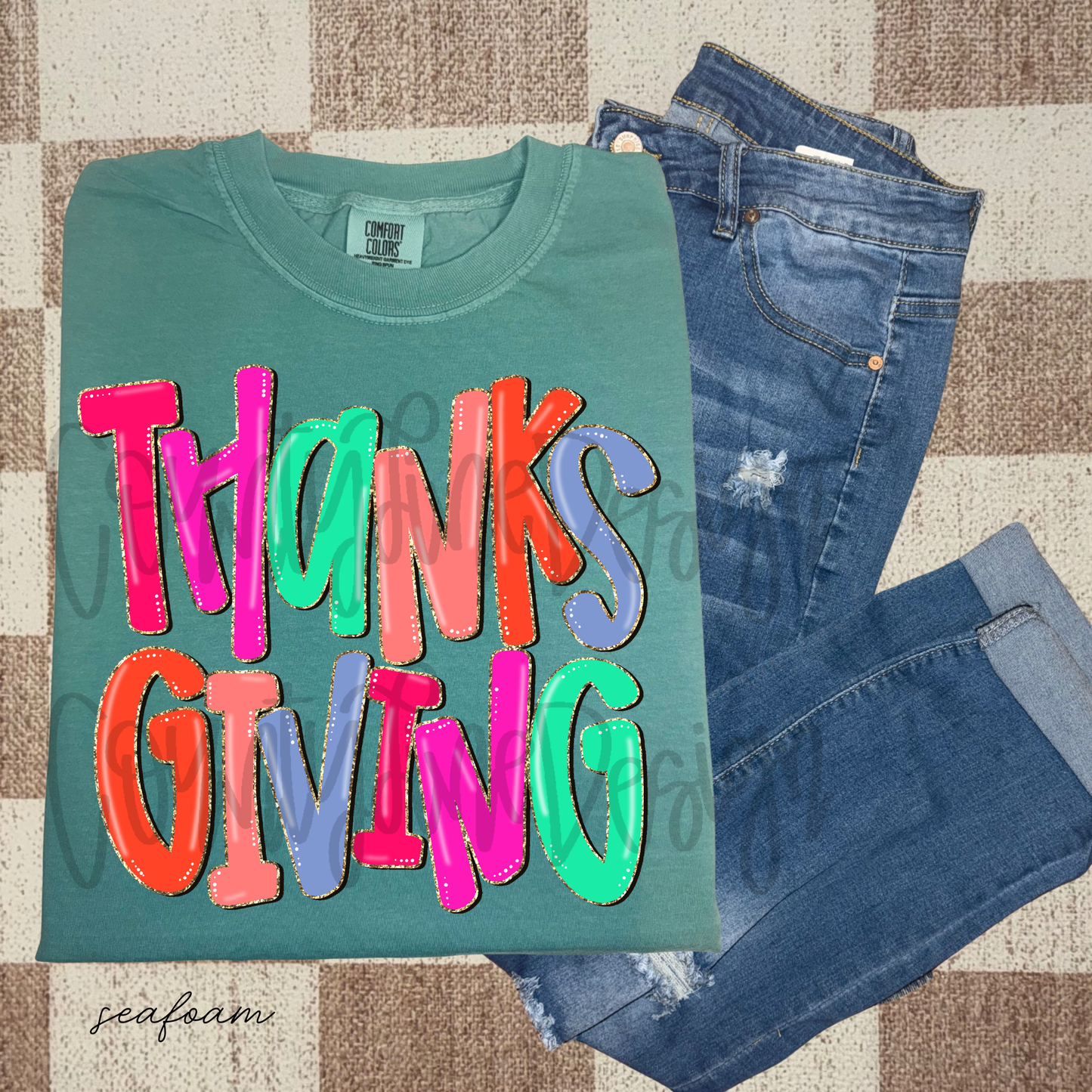 Thanksgiving Neon PNG