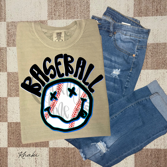 Baseball Neon Retro PNG