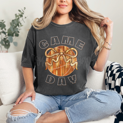 Basketball game day bubble PNG