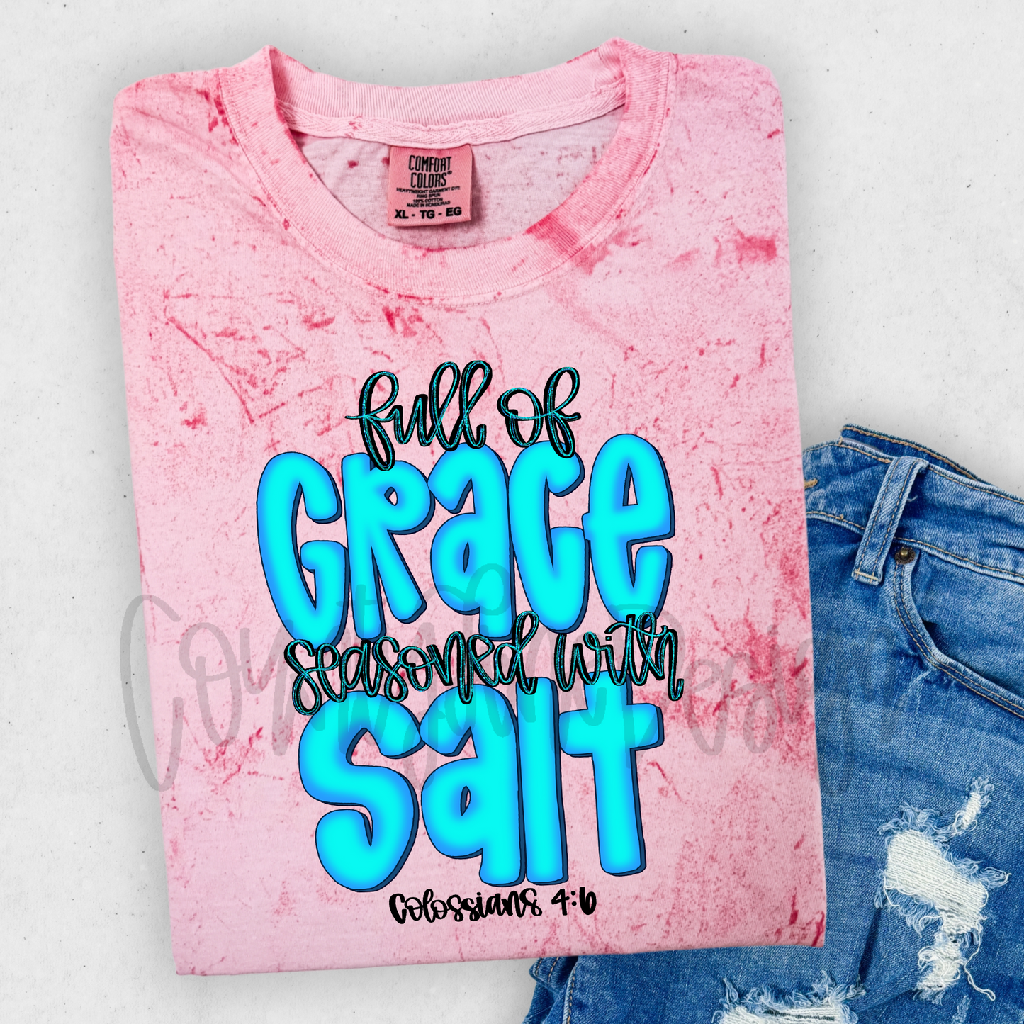 Full of Grace, Seasoned with Salt PNG