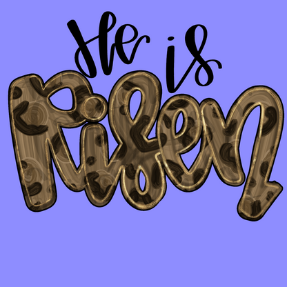 He is risen leopard PNG