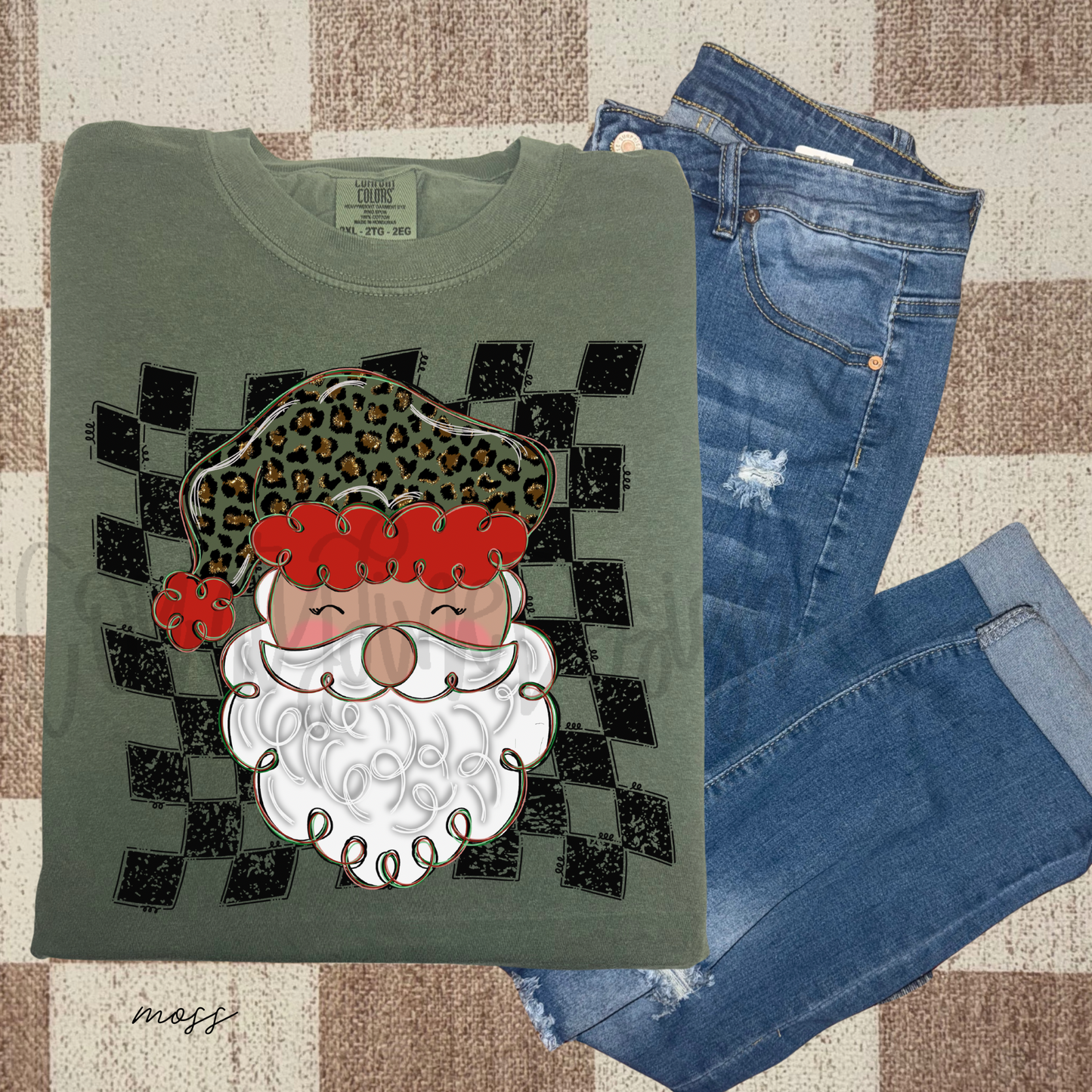 Vintage Santa PNG