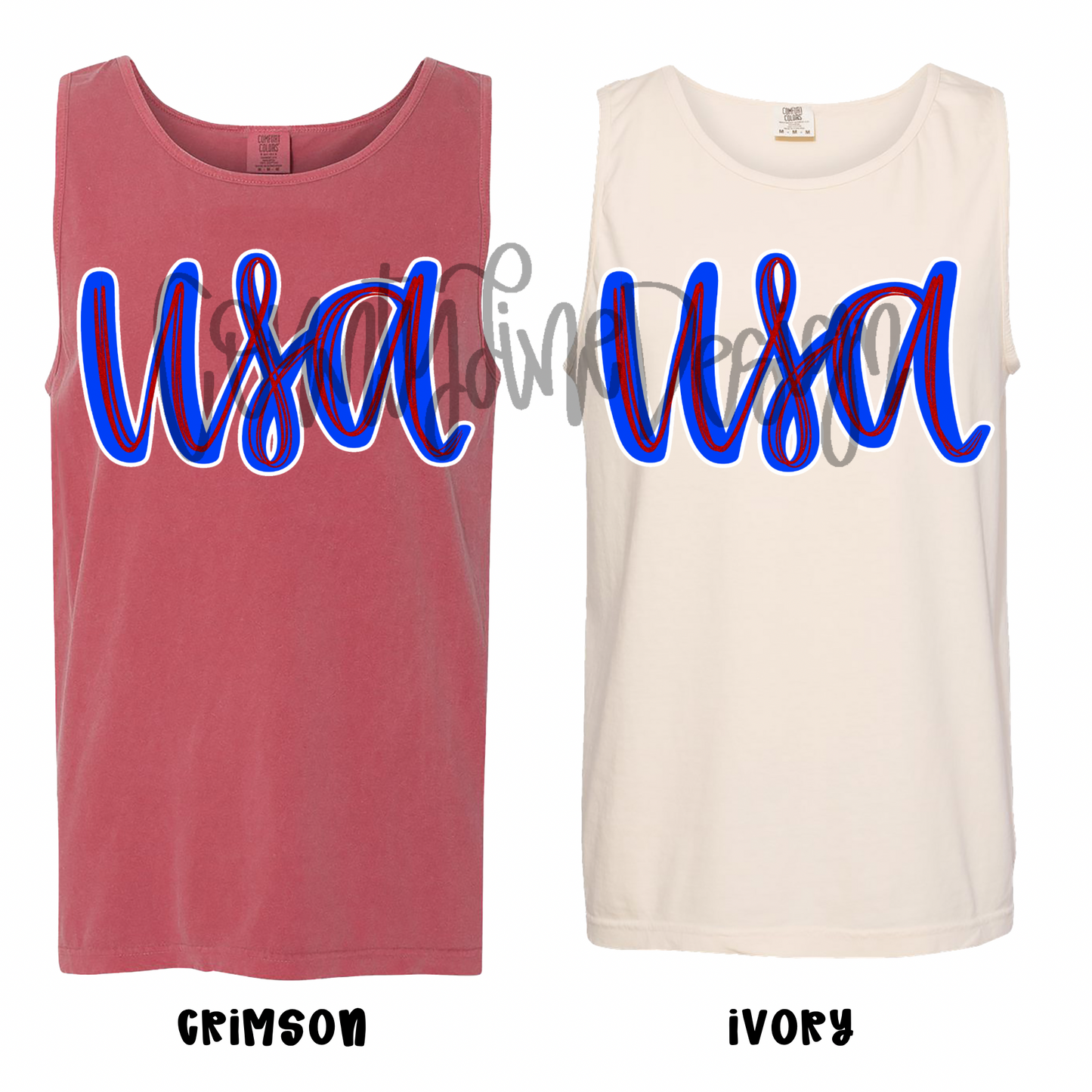 USA cursive PNG