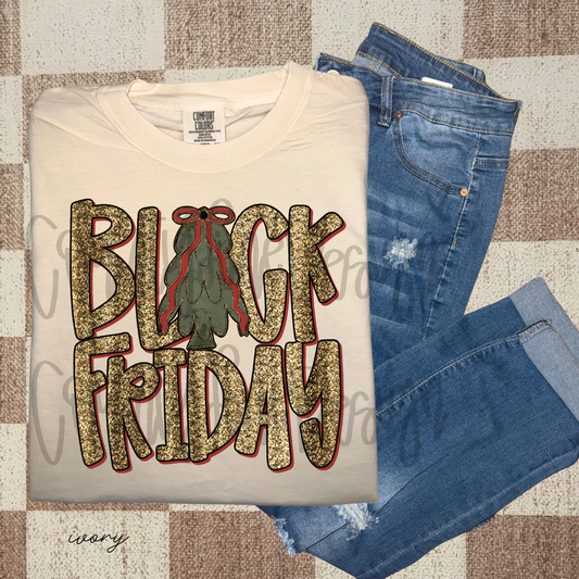 Black Friday Christmas Tree PNG