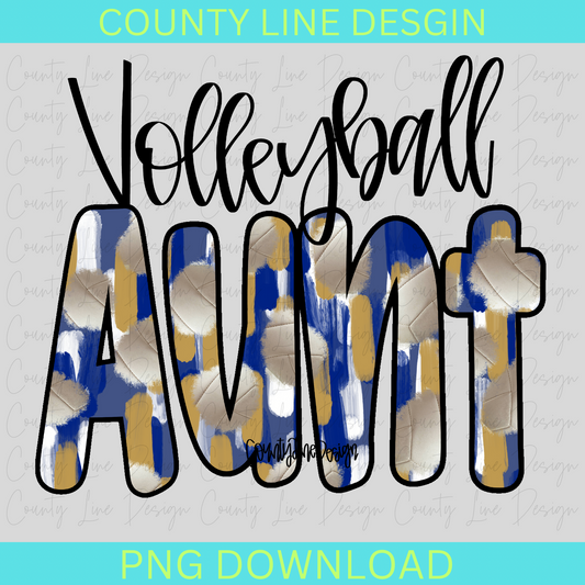 Volleyball Aunt PNG