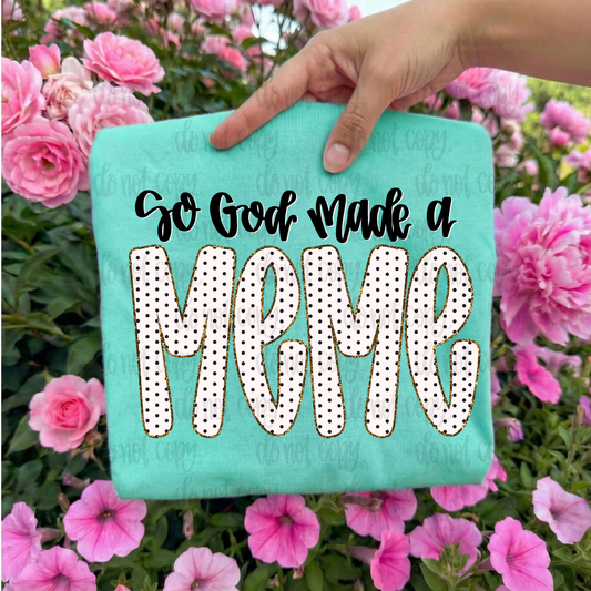 So God made a MEME PNG