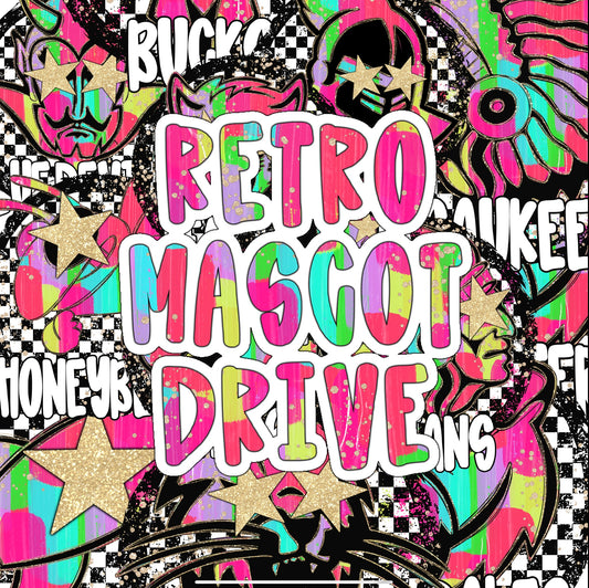 Retro Neon Mascot DESIGN DRIVE BUNDLE - All designs in this style!!