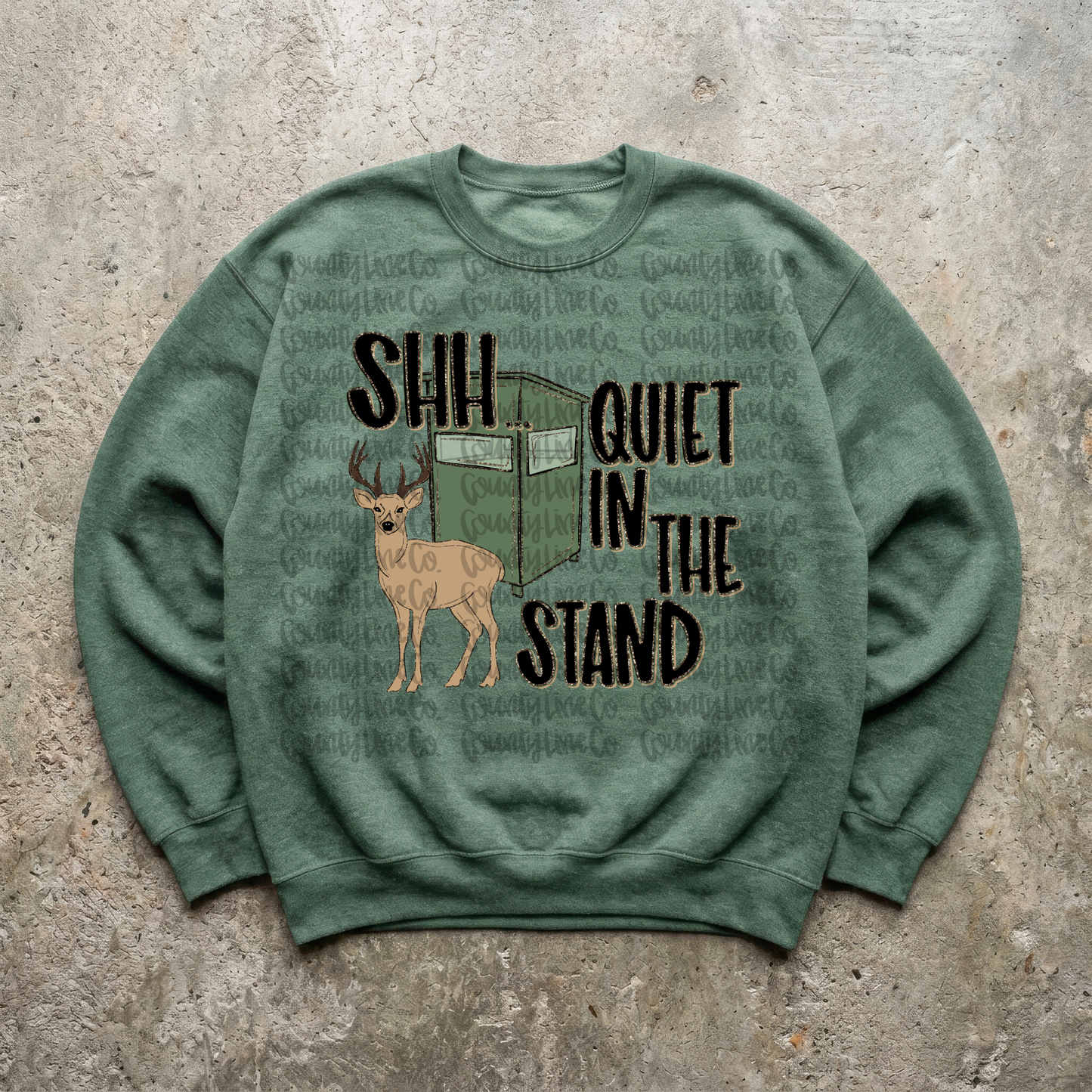 8/24 Shh quiet in the stand with glitter png