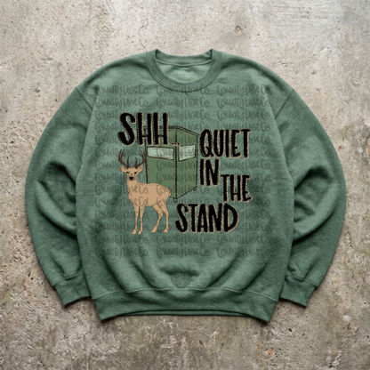 8/24 Shh quiet in the stand with glitter png