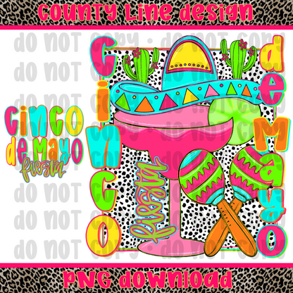 Cindo De Mayo preppy PNG - POCKET DESIGN INCLUDED