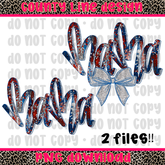 Mama USA PNG - 2 FILES!