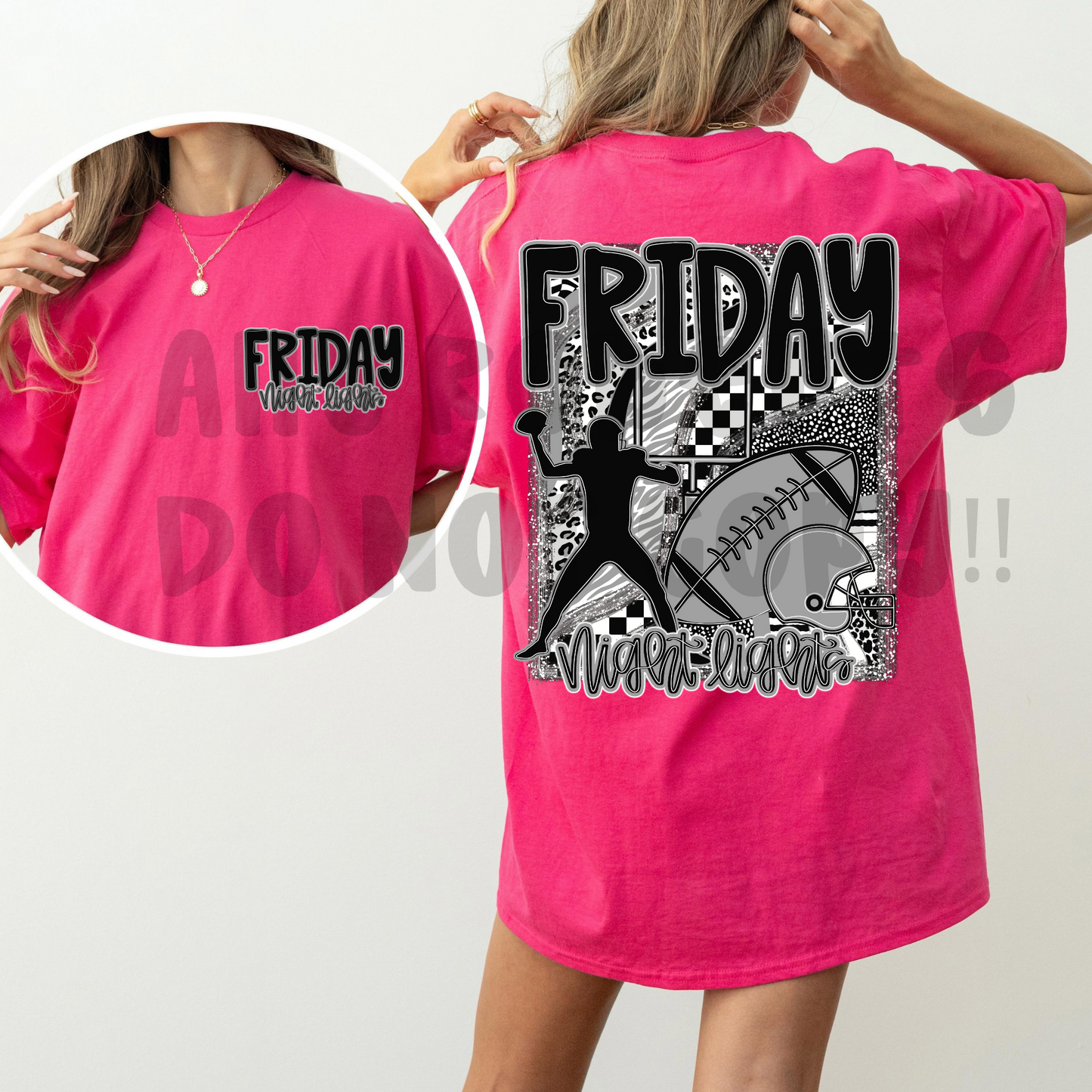 Black/Grey FridayNight Lights PNG