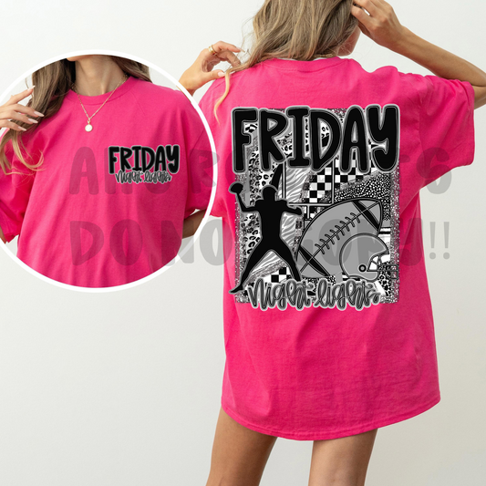 Black/Grey FridayNight Lights PNG