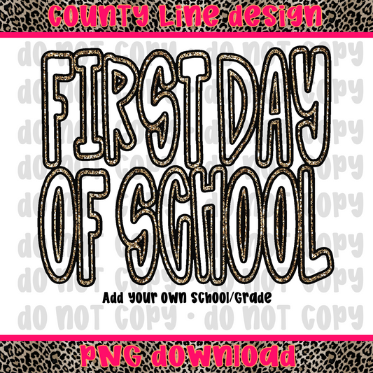 First Day of School PNG