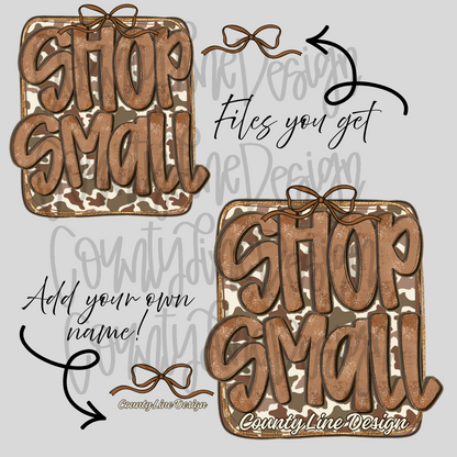 Shop Small Camo PNG - Add your own name!