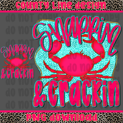 Snappin & crackin crab PNG