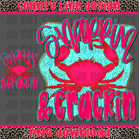 Snappin & crackin crab PNG