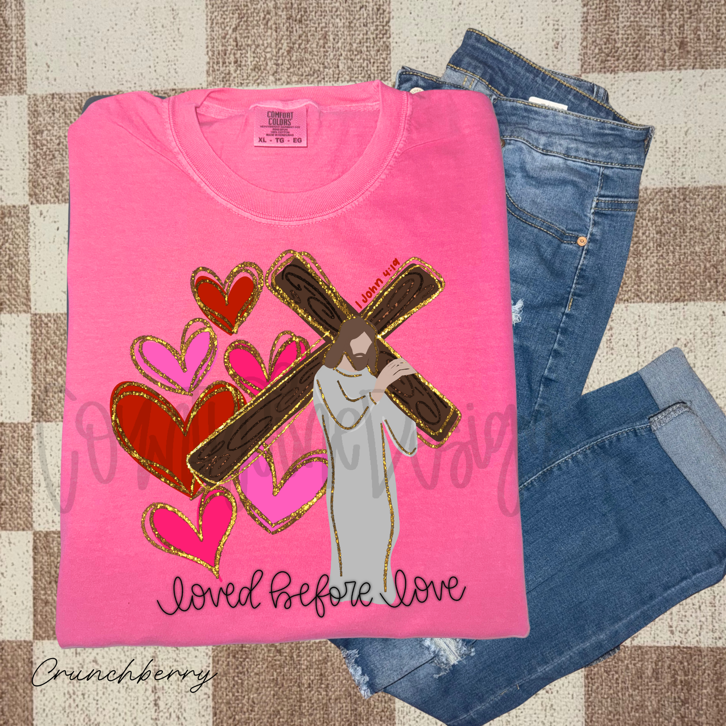 Loved before love Valentines png