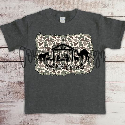 Christmas Nativity Scene Camo PNG - NO GLITTER