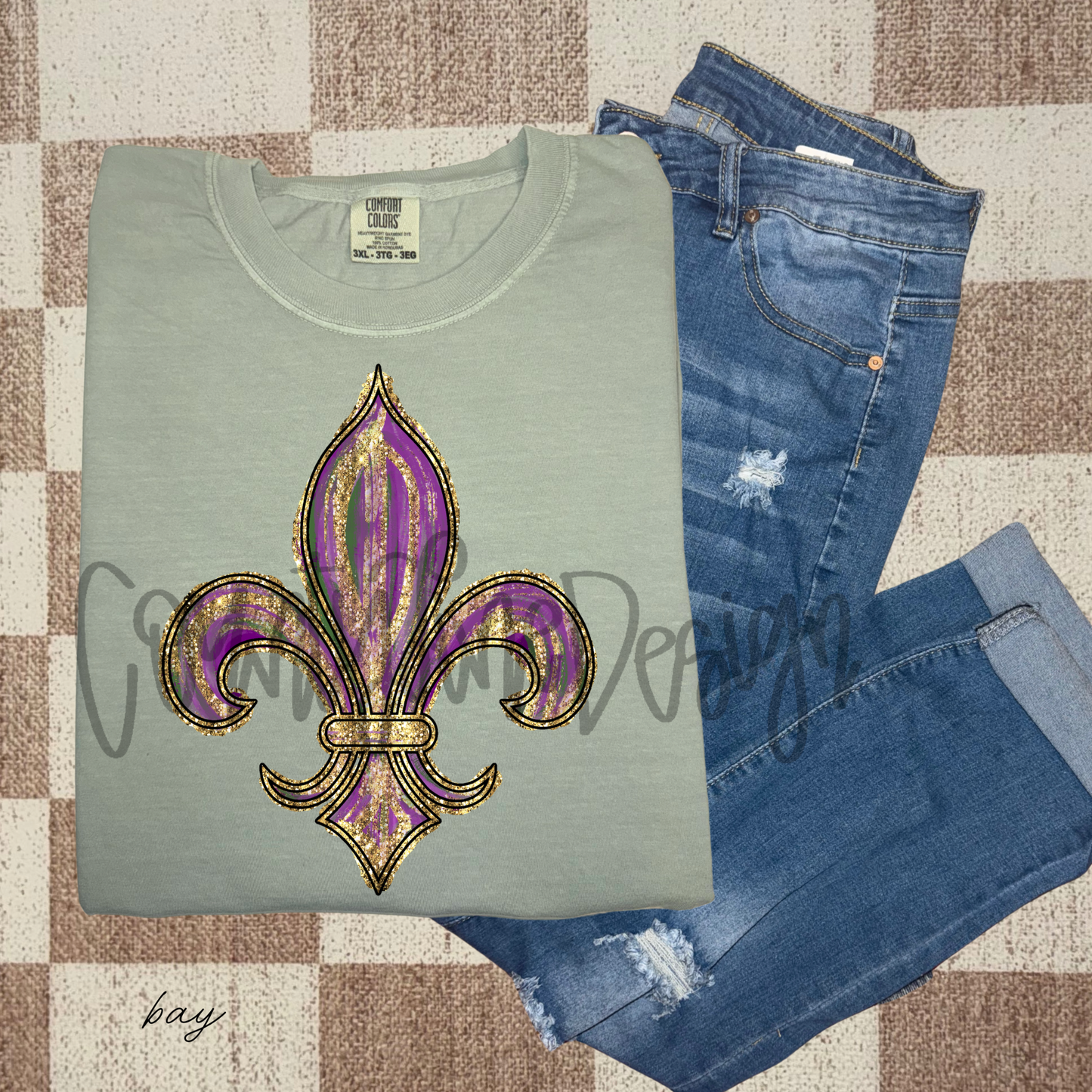 Fleur de Lis Mardi Gras PNG