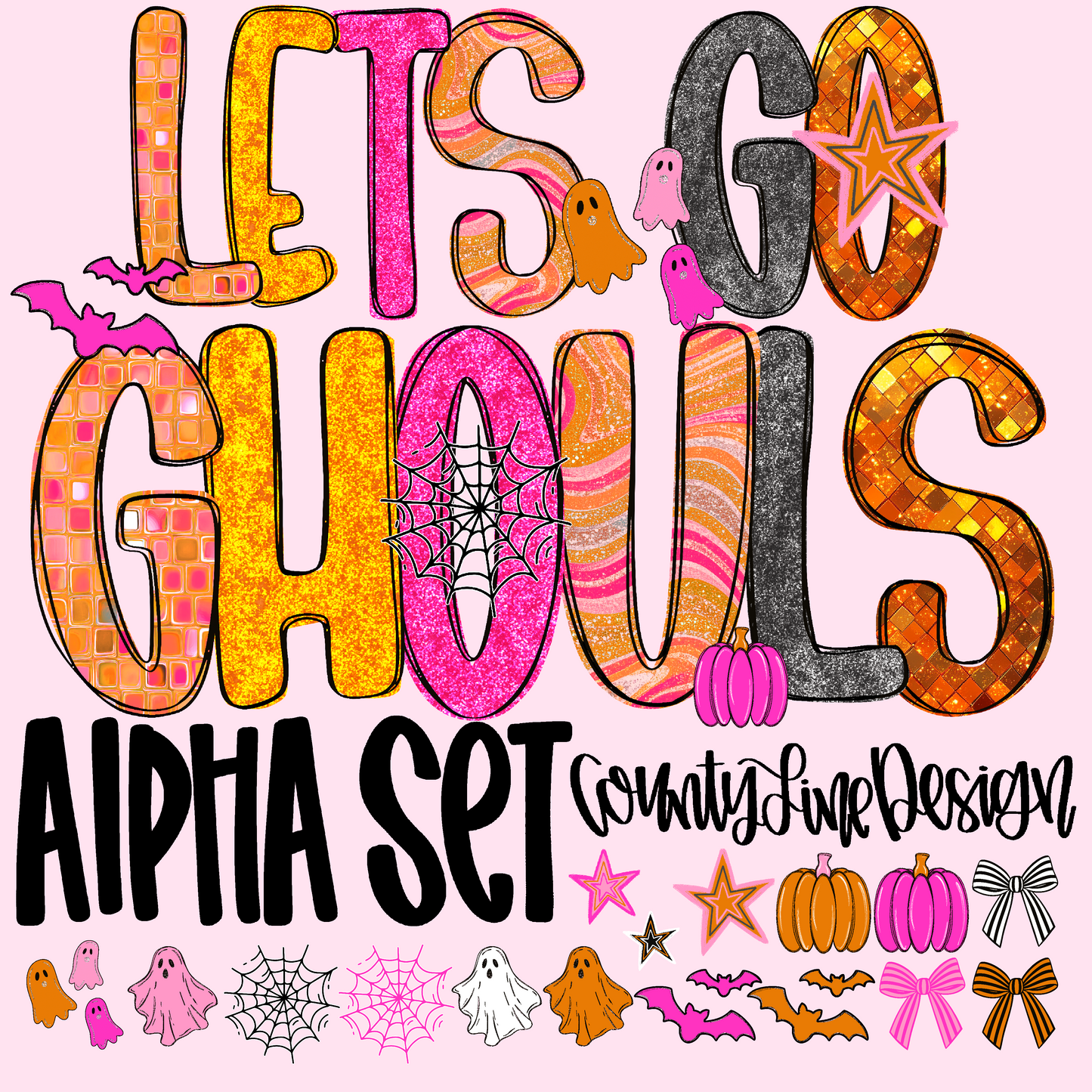 Let’s Go Ghouls Halloween Alpha Set