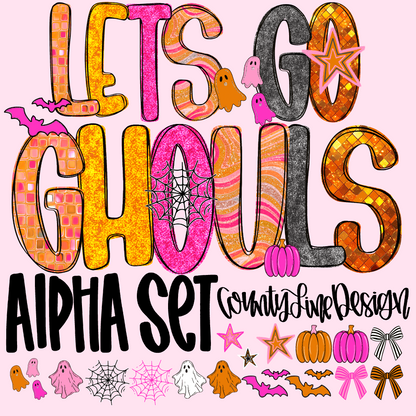 Let’s Go Ghouls Halloween Alpha Set