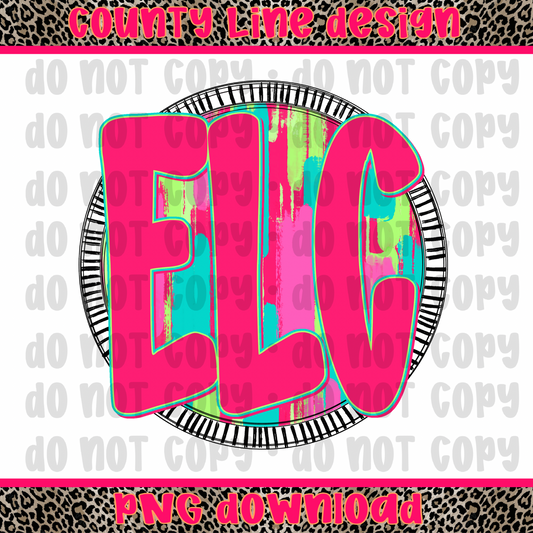 ELC Neon Circle PNG