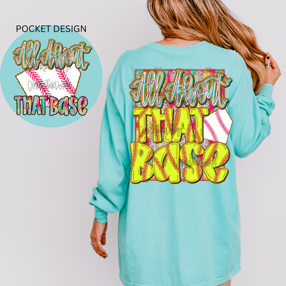 All about that base Softball PNG - POCKET DESIGN INCLUDED