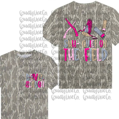 8/24 Quiet on the creek dove season PINK PNG