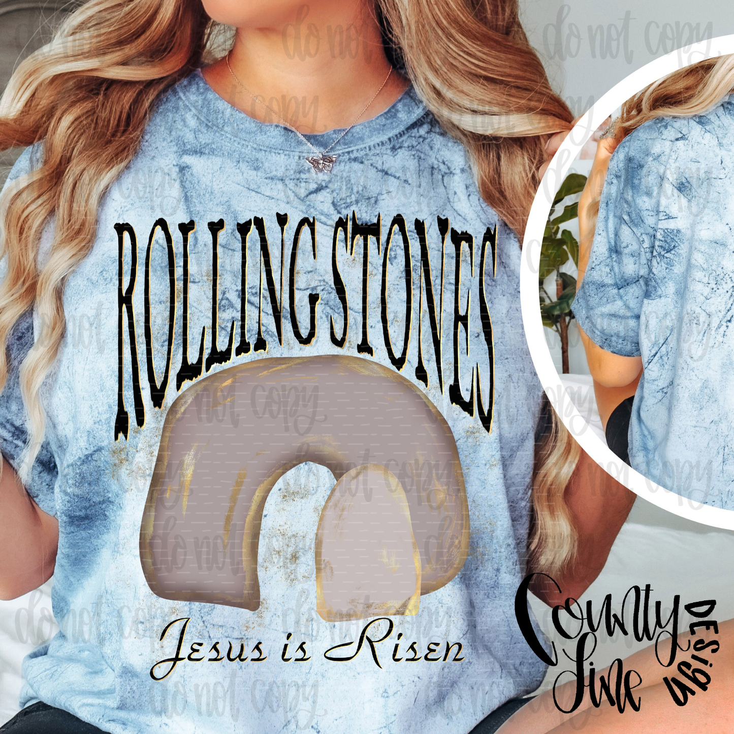 He is Risen - Stones Rolled PNG