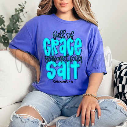 Full of Grace, Seasoned with Salt PNG