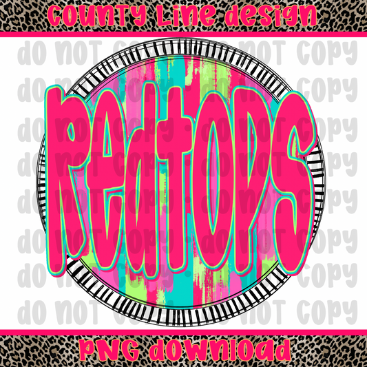 Redtops Neon Circle PNG