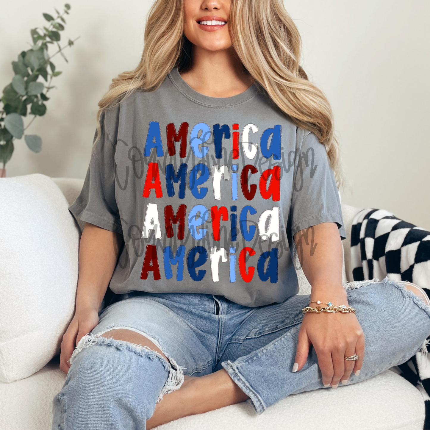 America stacked PNG