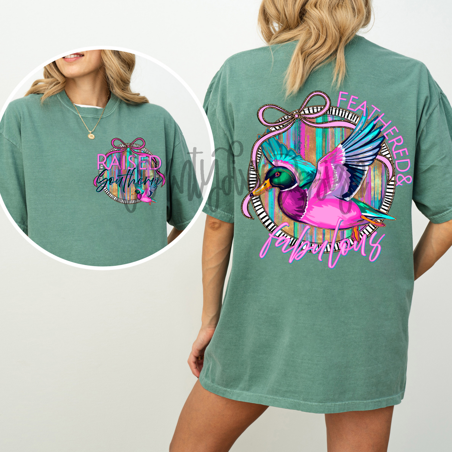 Feathered and Fabulous duck PNG