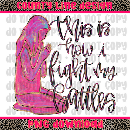 This is how i fight my battles PNG