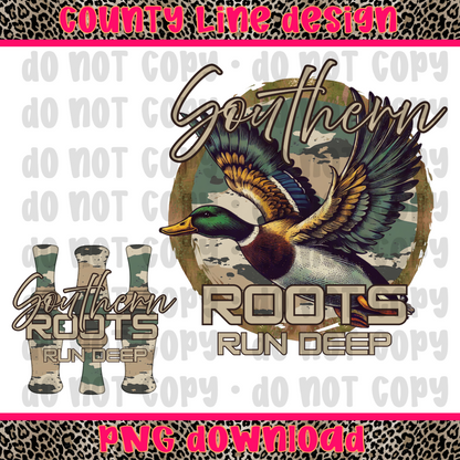 Southern Roots Run Deep DUCK PNG