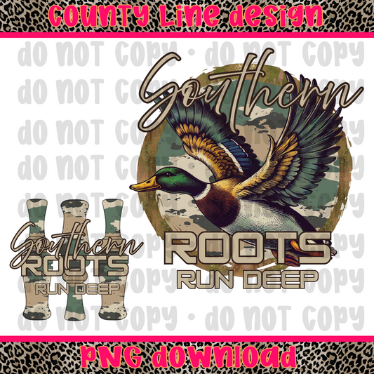 Southern Roots Run Deep DUCK PNG
