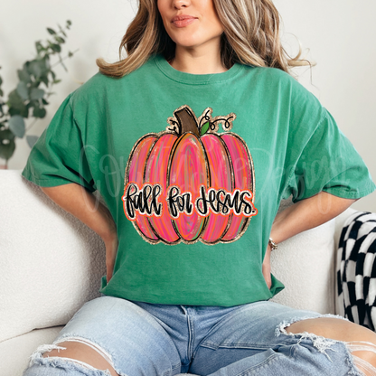 Fall For Jesus Pumpkin PNG