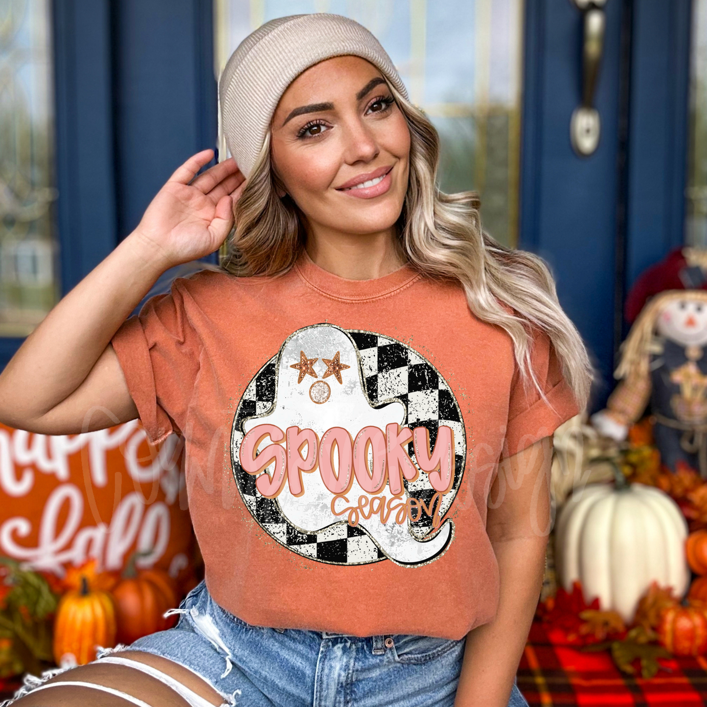 Spooky Season Checker PNG