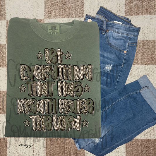 Let everything that has breath Praise the Lord PNG