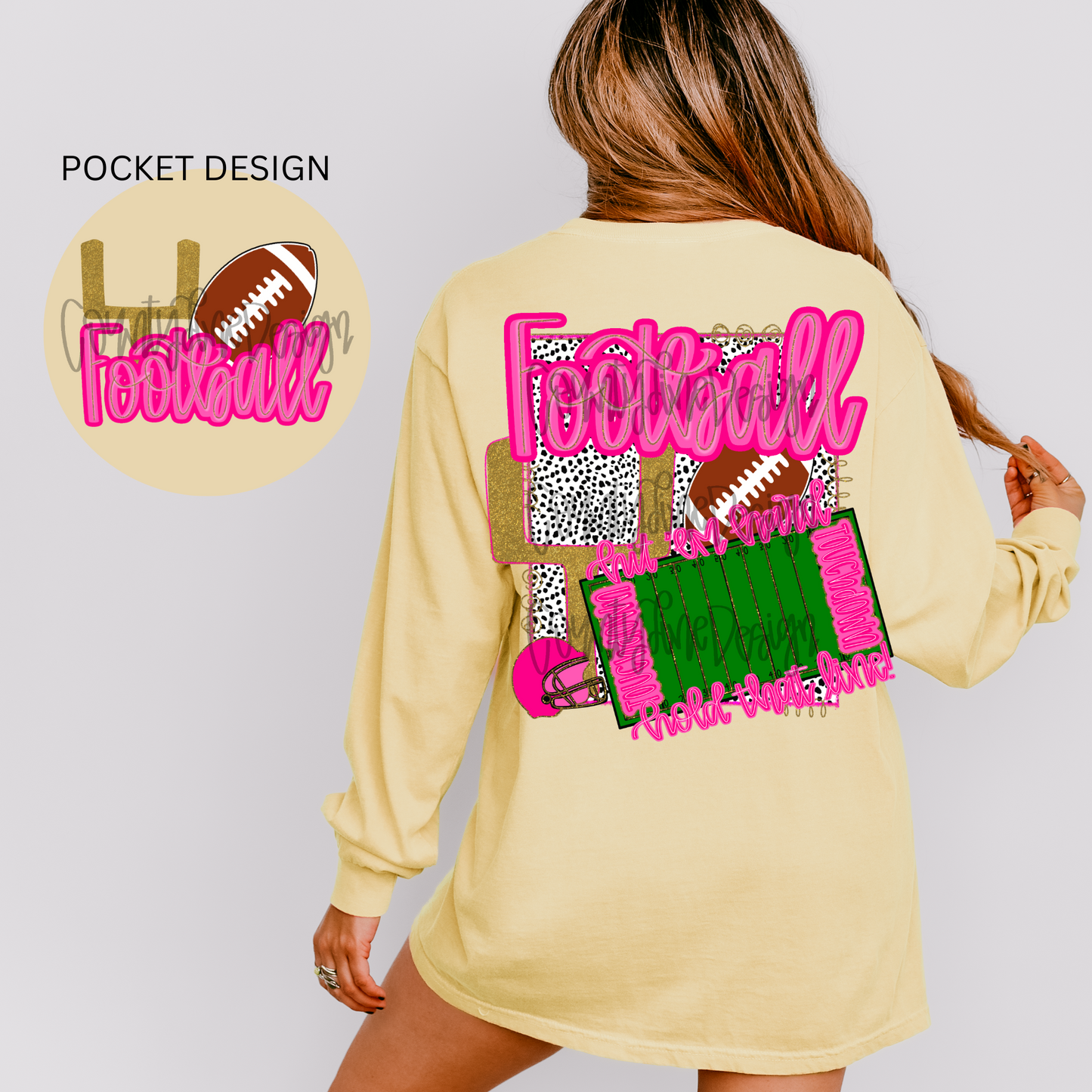 Football Preppy PNG - POCKET DESIGN INCLUDED