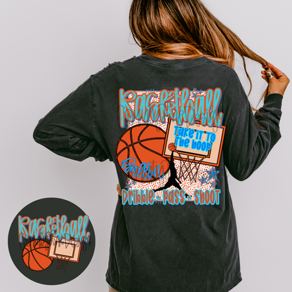 Basketball preppy PNG - POCKET DESIGN INCLUDED