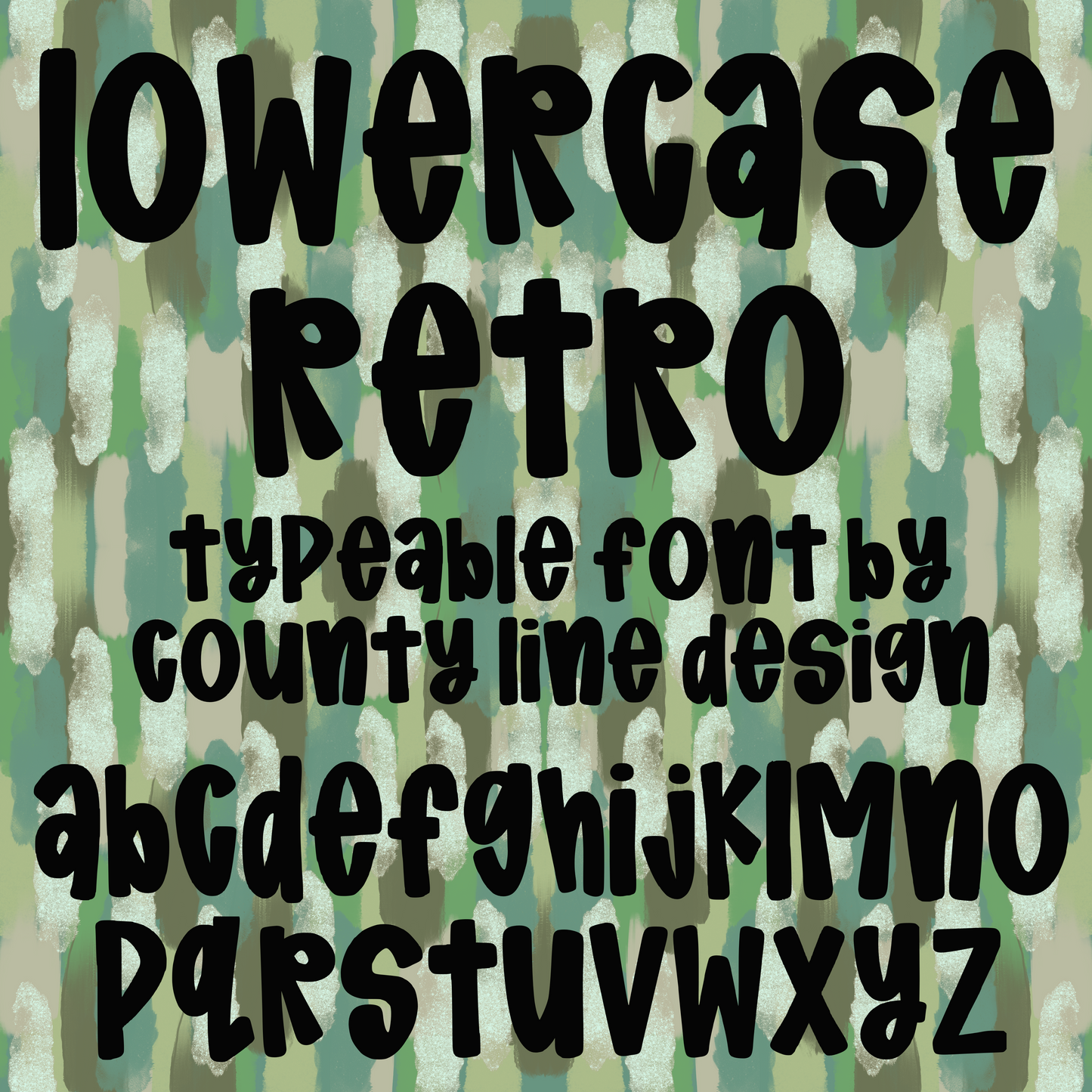 Lowercase Retro HANDWRITTEN FONT - TTF & OTF