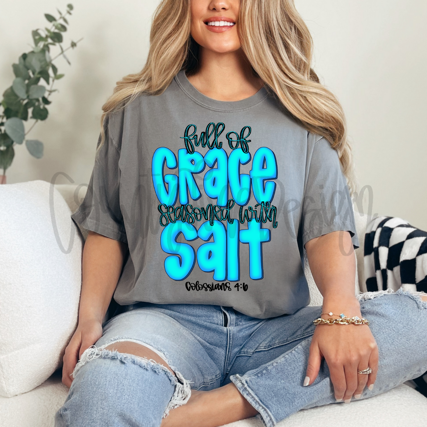 Full of Grace, Seasoned with Salt PNG