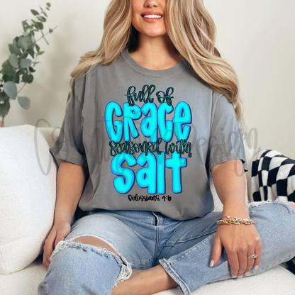 Full of Grace, Seasoned with Salt PNG