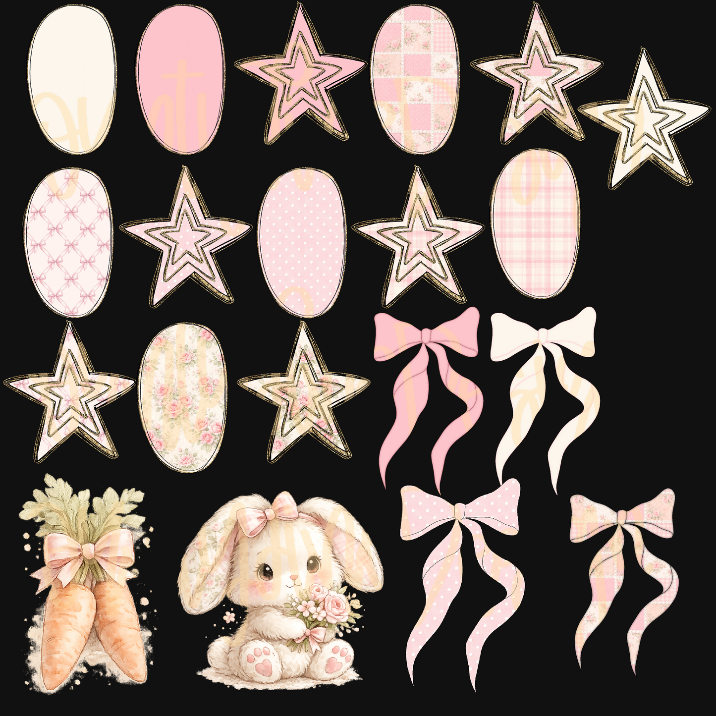 Dainty Darling Alpha set - 7 Full Alphas!